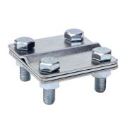 Соединитель крест. с разделит. пластиной для прутка и полосы DKC NG3102