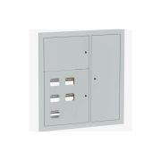 Щит этажный 5-ти квартирынй (960х940х110) ниша (905х865х95) ЭП (М1)