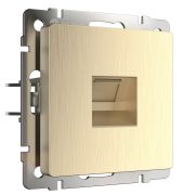 WL10-RJ-45 / Розетка Ethernet RJ-45 (шампань рифленый)