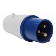 Вилка 013 переносная 2Р+РЕ 16А 220В IP44