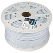 Светодиодная лента герметичная ULS-N21-2835-120LED/m-8mm-IP67-220V-8W/m-NEON. Бобина 50 м. Синий свет
