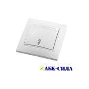 Выключатель 1-кл проходной 10А ПАНДОРА IP20 белый встраиваемый АБК-СИЛА