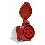 Розетка 125 стац. 3Р+PE+N 32А 380В IP44 ТЭ