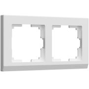 WL04-Frame-02-white / Рамка на 2 поста (белый)