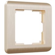 WL12-Frame-01 / Рамка на 1 пост (шампань)