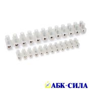 Зажим винтовой 12мод. РЕ-16 мм2 30А АБК-СИЛА NEW