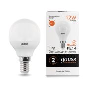Лампа Gauss LED Elementary Globe 12W 920lm E14 4100K