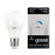 Лампа Gauss LED A60-dimmable 11W 990Lm E27 4100К диммируемая матовая
