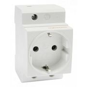 Розетка 16А 220В с заземлением на DIN-рейку ТЭ