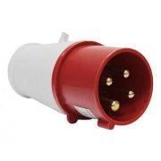 Вилка 024 переносная 3P+PE 32А 380В IP44