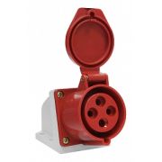 Розетка 124 стац. 3Р+PE 32А 380В IP44 ТЭ