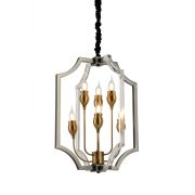 Подвесная люстра LDP 8014-3+3 BK+AK