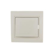 Выключатель 1-кл. СП Mira 10А IP20 со вставкой крем. LEZARD 701-0303-100
