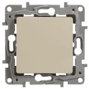 Переключатель 1-кл. СП Etika 10А IP20 250В 10AX безвинтов. зажимы механизм сл. кость IEK 672305