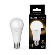 Лампа светодиодная Black 16Вт A60 грушевидная 3000К тепл. бел. E27 1440лм GAUSS 102502116