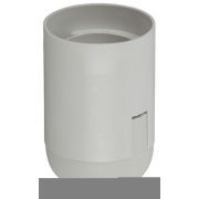 Патрон E27 подвесной пластик бел. (х50) (50/400/9600) Эра Б0043749