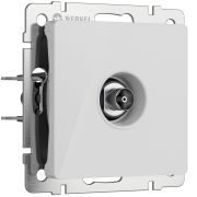 ТВ-розетка оконечная (белый акрил) W1183041