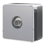 ТВ-розетка оконечная Gallant серебряный W5083006