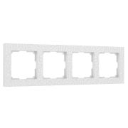 Рамка из поликарбоната на 4 поста Hammer белый W0042401