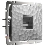 Розетка Ethernet RJ-45 (Hammaer серебряный) W1281006