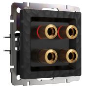 Акустическая розетка (Hammar черный) W1285008