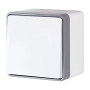 Выключатель одноклавишный влагозащищенный Gallant белый W5010201