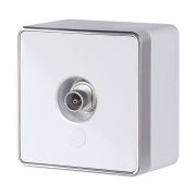 ТВ-розетка оконечная Gallant белая W5083001