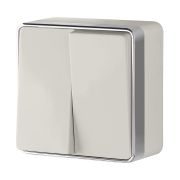 Выключатель двухклавишный Gallant слоновая кость W5020003