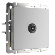 ТВ-розетка проходная серебряный W1184006