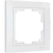 Рамка из поликарбоната на 1 пост Snabb Basic белый W0012001