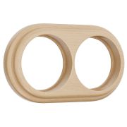 Рамка на 2 поста светлый бук W0025224