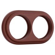 Рамка на 2 поста итальянский орех W0025225