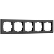 Рамка из поликарбоната на 5 постов Stark черный W0051808
