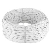 Ретро кабель витой  3х2,5 белый 50 м W6453601