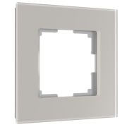 Рамка из стекла на 1 пост Senso дымчатый soft-touch W0013117