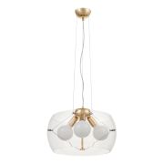 Подвесная люстра Lumina Deco Globo LDP 6018-400 PR+F.GD