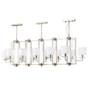 Подвесная люстра Crystal Lux Nicolas SP12 L1600 Gold/White