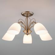 Подвесная люстра Eurosvet 30107/5 античная бронза