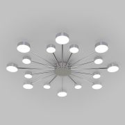 Потолочная светодиодная люстра Eurosvet Nitrino 90242/16 хром