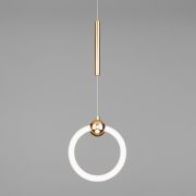 Подвесной светодиодный светильник Eurosvet Rim 90165/1 золото