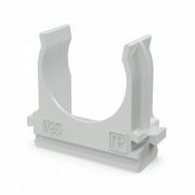 Крепеж-клипса для труб D25 серый Полистирол Промрукав