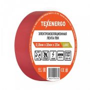 Изолента ПВХ красная LUXE 0,18мм х 18мм х 20м ТЭ
