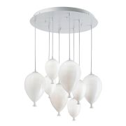 Подвесная люстра Ideal Lux Clown SP8 Bianco 100883
