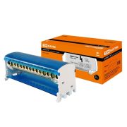 Шина нулевая 2х15  на DIN-рейку в корпусе TDM