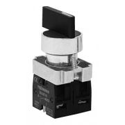 Переключатель LAY5-BJ33 на 3 положения, длинная ручка «I-O-II» черный 2з