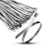 Хомут кабельный 7.9х500 сталь ANSI 316 TOKOV ELECTRIC TKE-HM316-7.9-500-N/100