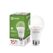 Лампа для растений LED-A60-FITO 15Вт 230В Е27 IN HOME
