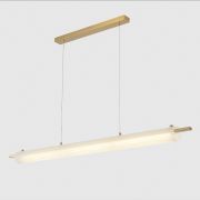 Подвесной светодиодный светильник Crystal Lux Tunnel SP40 Led Brass