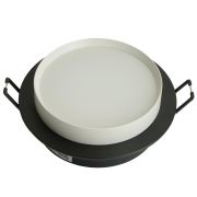 Светильник встраиваемый Feron DL507 потолочный GX53 черный + белый круг 51352