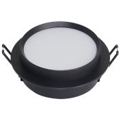 Светильник встраиваемый Feron DL507 потолочный GX53 черный круг 51349